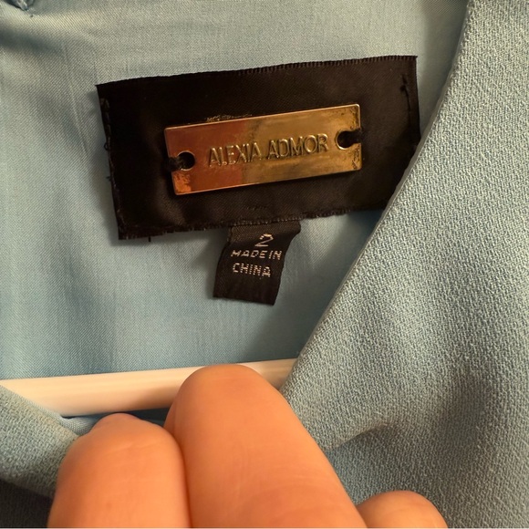 ALEXIA ADMOR BABY BLUE DRESSC - Picture 4 of 4